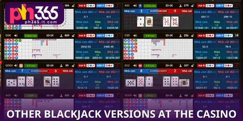 Other Blackjack Versions at the Casino Other Blackjack Versions at the Casino